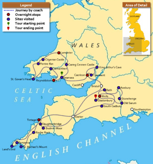 Uncovering Camelot Map