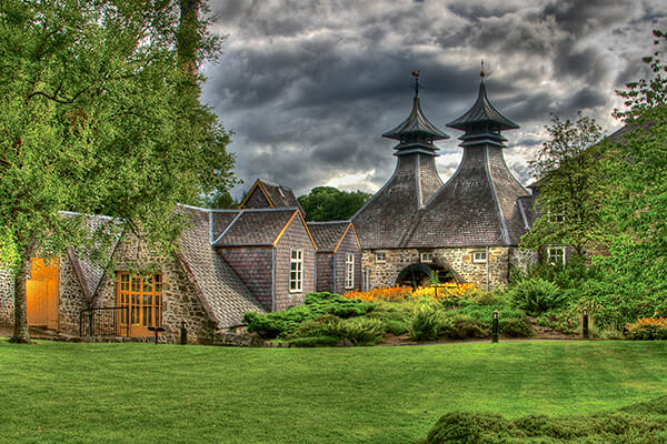Strathisla Distillery in Scotland